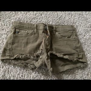 Forest green shorts